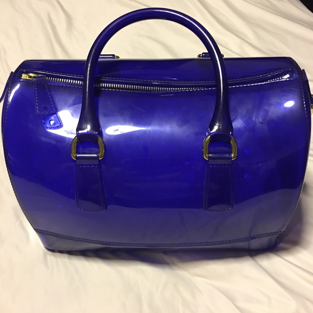 Furla Blue Satchel Bag
